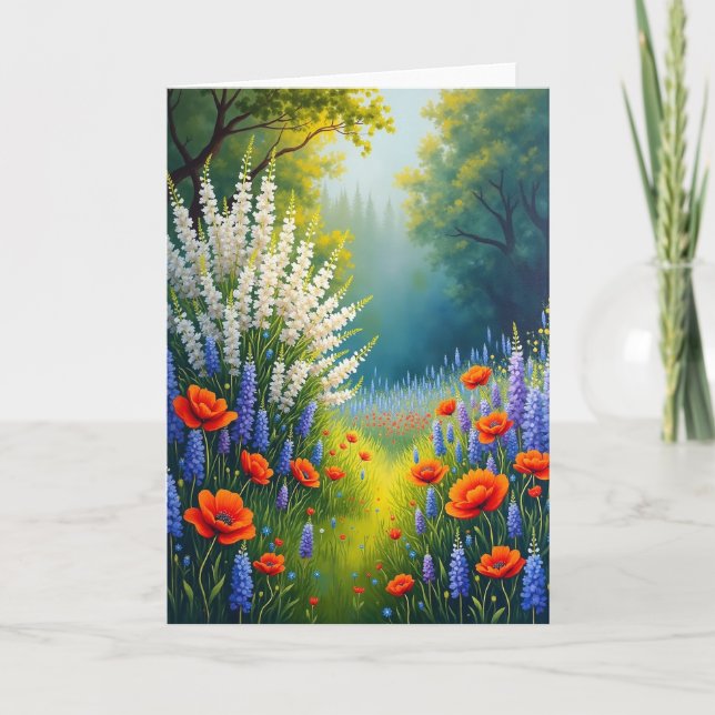 Blooming Mothers Day Nature Card (Front)