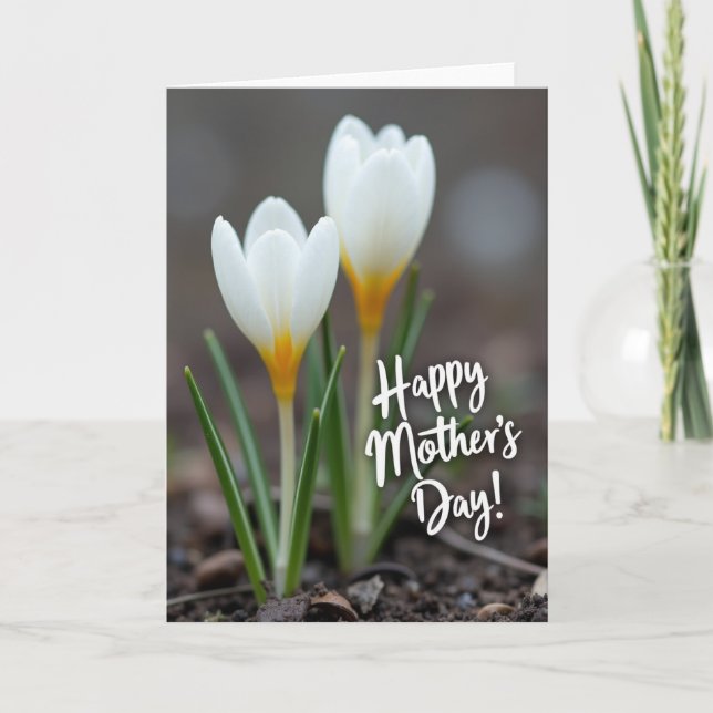 Blooming Mothers Day Wishes Card (Front)
