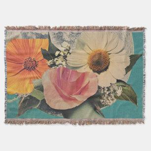 Blooming Mystery Under the Moon Throw Blanket