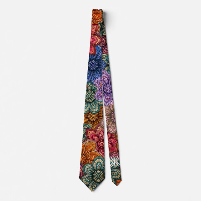 "Blooming" Neck Tie (Front)