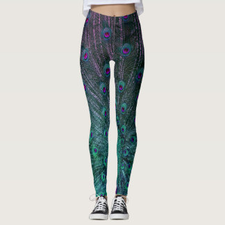 BLOOMING PEACOCK LEGGINGS