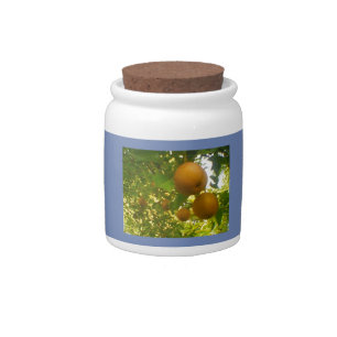 Blooming Pears Candy Jar