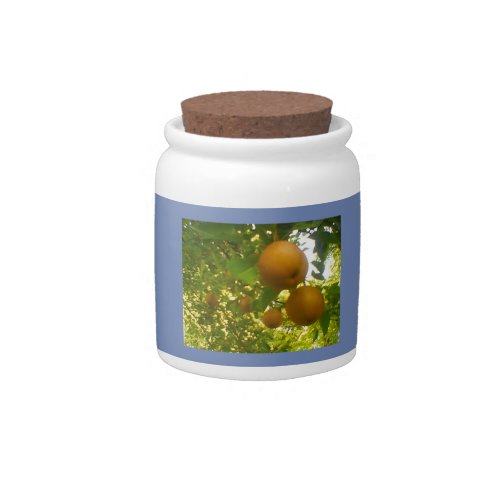Blooming Pears Candy Jar