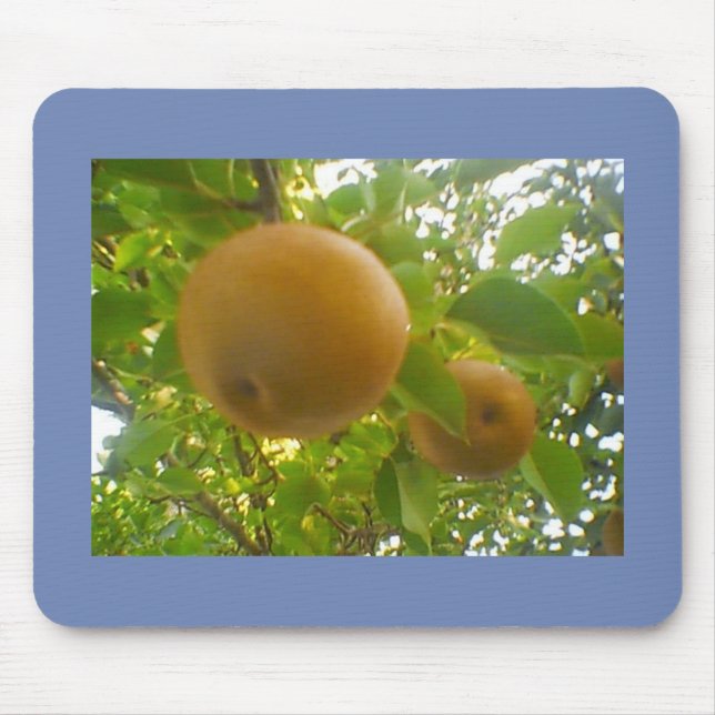 Blooming Pears Mouse Pad (Front)