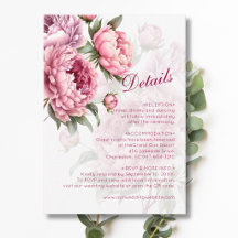 Blooming Peony Botanical Romance Art Details