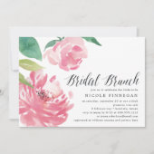 Blooming Peony | Bridal Brunch Invitation (Front)
