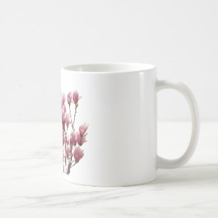 Blooming Pink Magnolias Spring Flower Coffee Mug