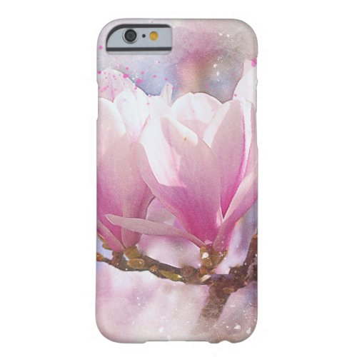 Blooming Pink Purple Magnolia _ Spring Flower Barely There iPhone 6 Case