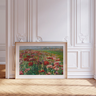 Blooming Poppies   Olga Wisinger-Florian Framed Art