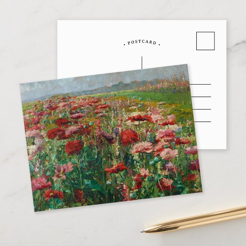 Blooming Poppies  Olga Wisinger_Florian Postcard
