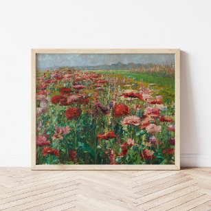 Blooming Poppies   Olga Wisinger-Florian Poster