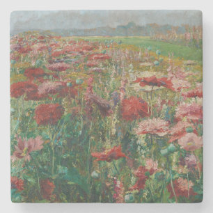 Blooming Poppies – Olga Wisinger-Florian Stone Coaster