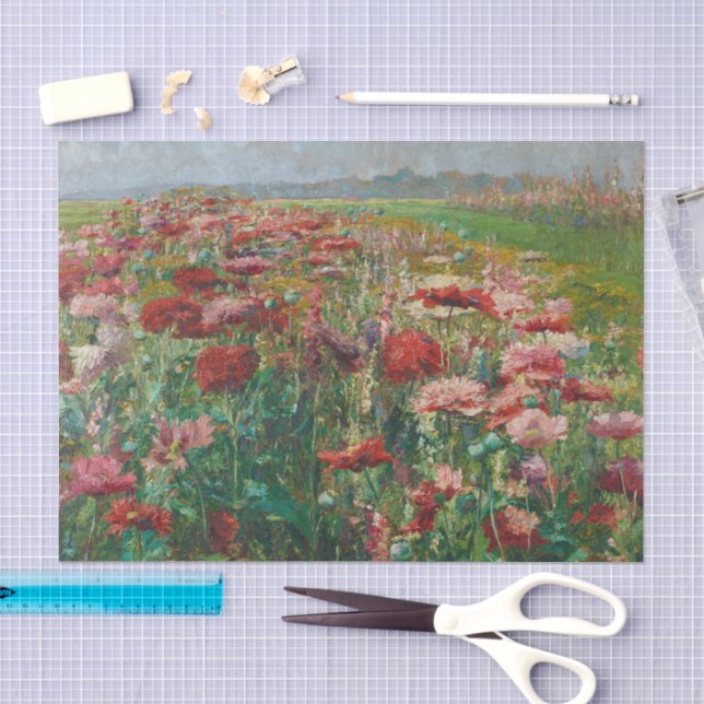 Blooming Poppies | Olga Wisinger-Florian Tissue Paper (Craft)