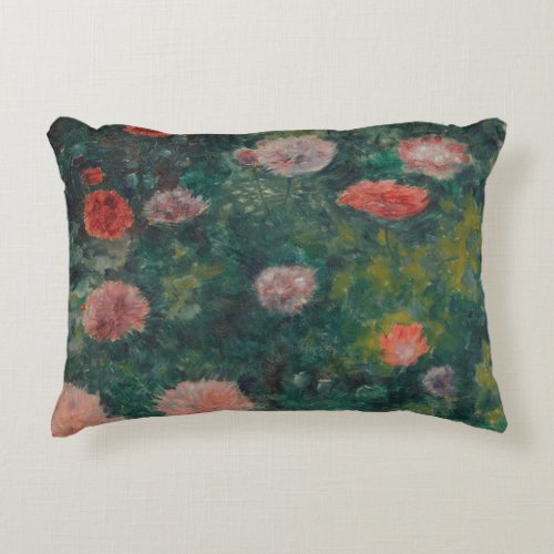 Blooming Poppy Accent Pillow