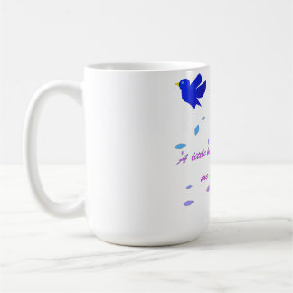Blooming positivity  colour ful floral quote Mug