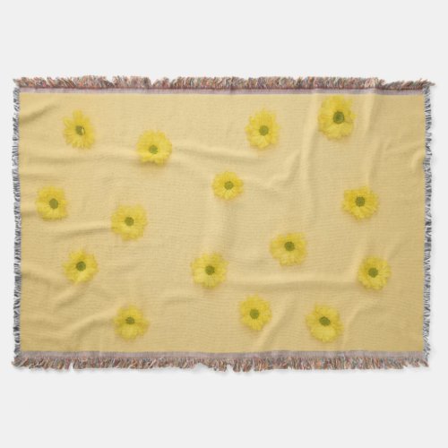 Blooming Radiance Sunflower Design Throw Blanket