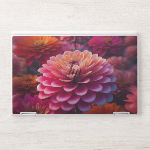 Blooming Radiance Vibrant Dahlia HP Laptop Skin