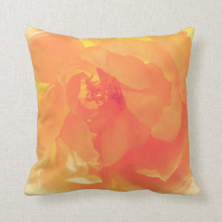Blooming Rose Throw Pillow