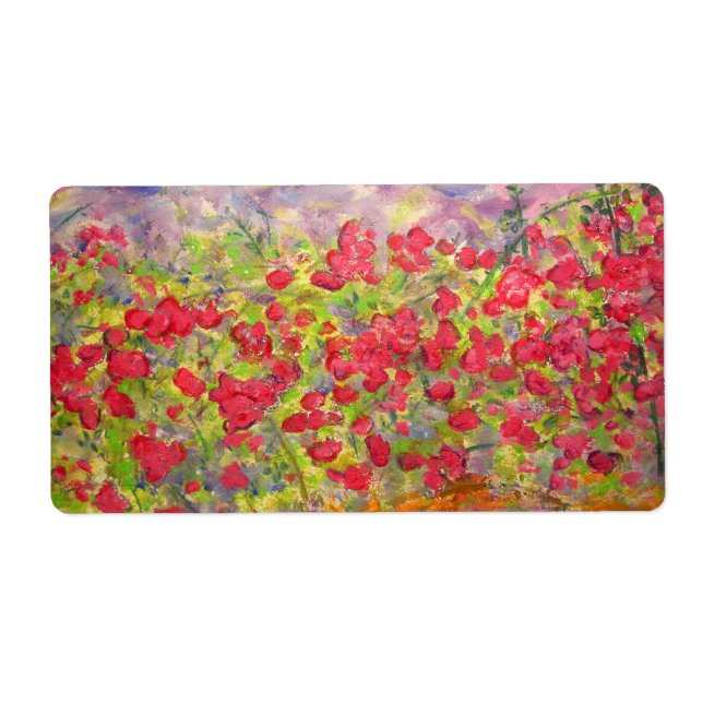 Blooming Roses Label (Front)