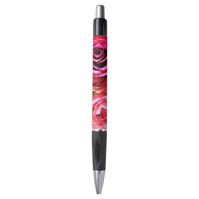 Blooming Roses Pen (Front Vertical)