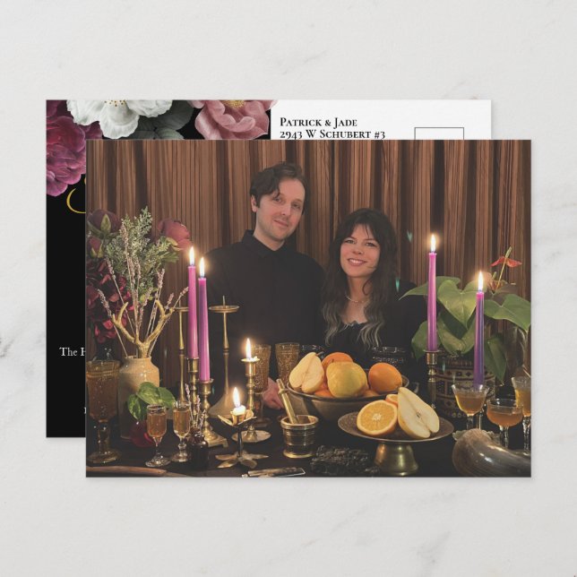 Blooming Roses Photo Postcard (Front/Back)