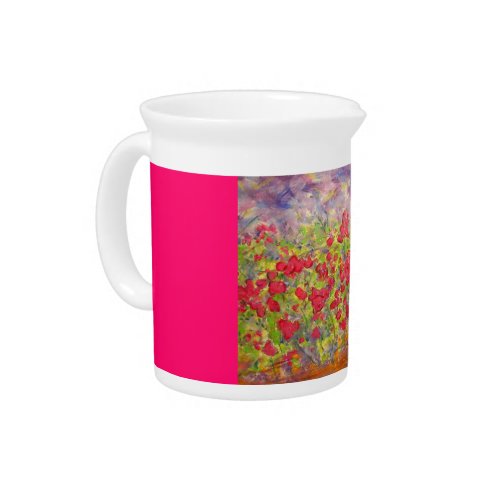 blooming roses pitcher