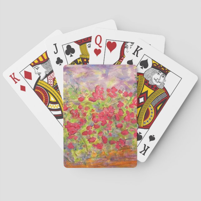 Blooming Roses Poker Cards (Back)