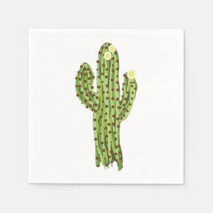 Blooming Saguaro Cactus Napkins