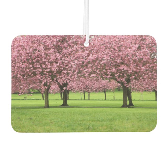 Blooming Sakura Trees Air Freshener (Front)