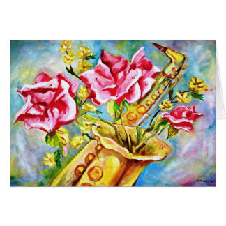 BLOOMING SAX CARDS