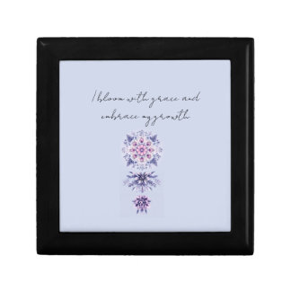 Blooming Serenity Mandala Wooden Jewelry Keepsake  Gift Box