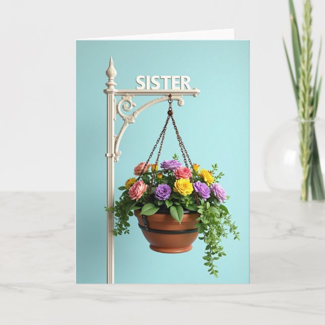 Blooming Sisters Day Card (Front)