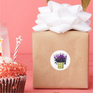 "Blooming Spaces: The Beauty of Houseplants and Fl Classic Round Sticker