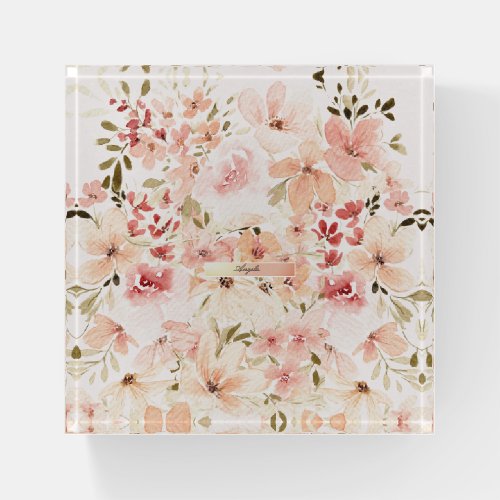 Blooming Spring Flowers Paperweight