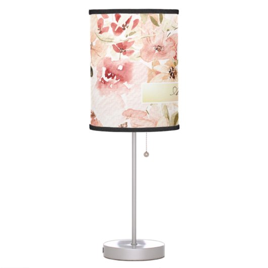 Blooming Spring Flowers Table Lamp (Left)
