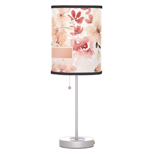 Blooming Spring Flowers Table Lamp (Right)