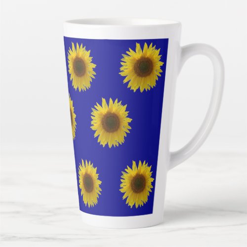 Blooming  Sunflower  Latte Mug