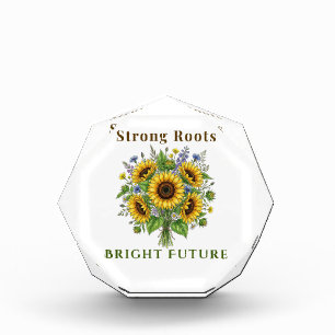 Blooming Sunflowers Botanical Floral Art Gift