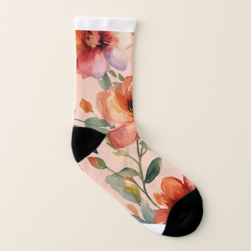 Blooming Surprises Stunning Floral Shocks Socks