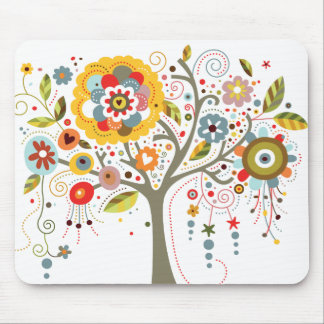 Blooming Tree Mouse Pad