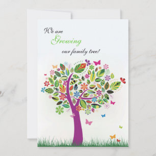 Blooming Tree Pregnancy Announcement