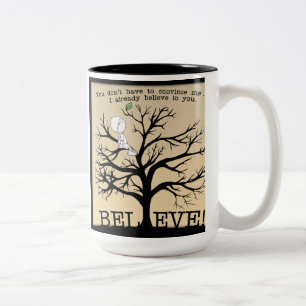 Blooming Tree Two-Tone Coffee Mug