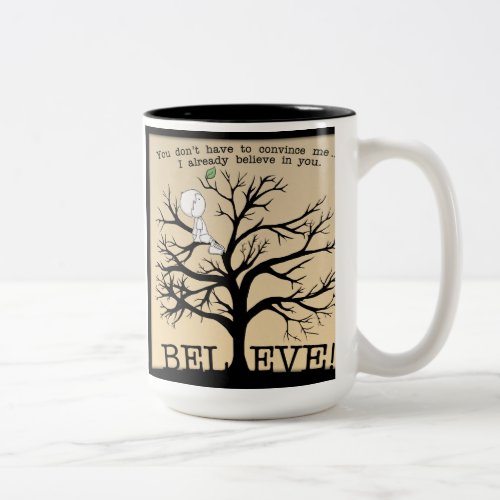 Blooming Tree Two_Tone Coffee Mug
