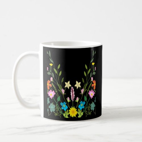 Blooming Wildflower Floral Art  Coffee Mug