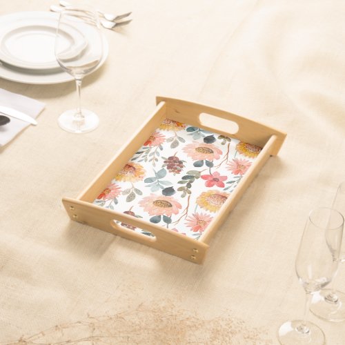 Blooming Wildflowers Serving Tray