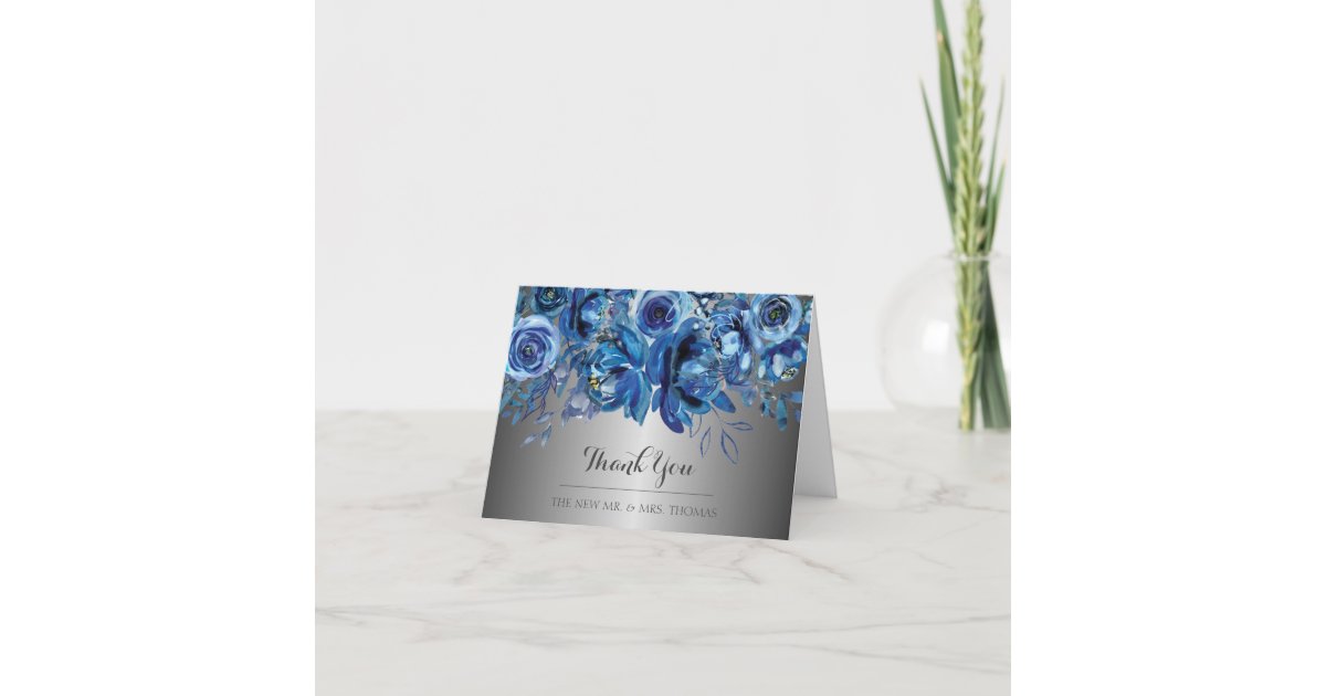 Blooming with Appreciation: Folded Thank You Card | Zazzle