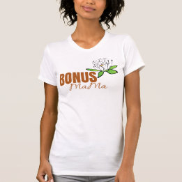 Blooming with Love – Cute Floral Bonus Mom T-Shirt