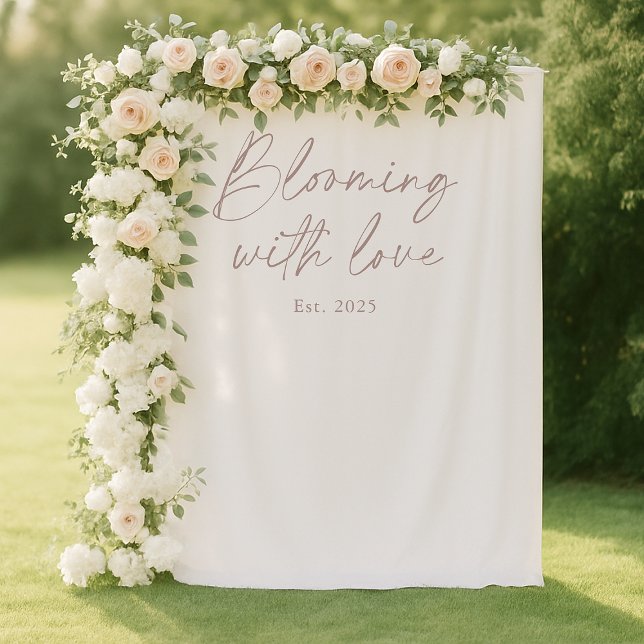 Blooming With Love Wedding Photo Backdrop (Creator Uploaded)