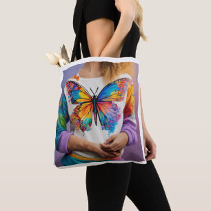 Blooming with Style: Butterfly Tote Bags