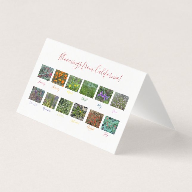 Bloomings from California! (Front)